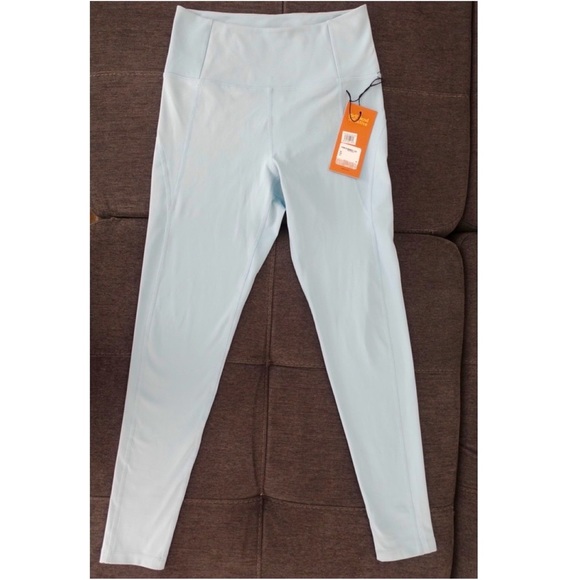 Girlfriend Collective - BNWT high-rise full-length leggings in SKY (Medium size) - Picture 3 of 6